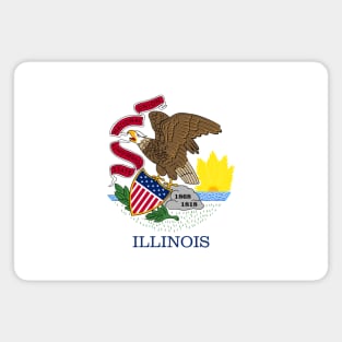 Flag of Illinois Magnet